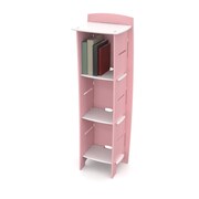 LEGARE FURNITURE Kids Bookcase Pink LEGE-BCSM-103